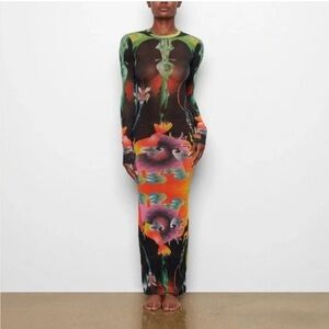 Skims Limited Edition Mesh Dress